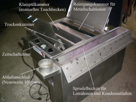 SMD-Schablonenreinigungsanlage